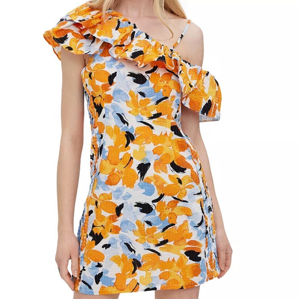 Vero Moda Nala Cotton One Shoulder Dress